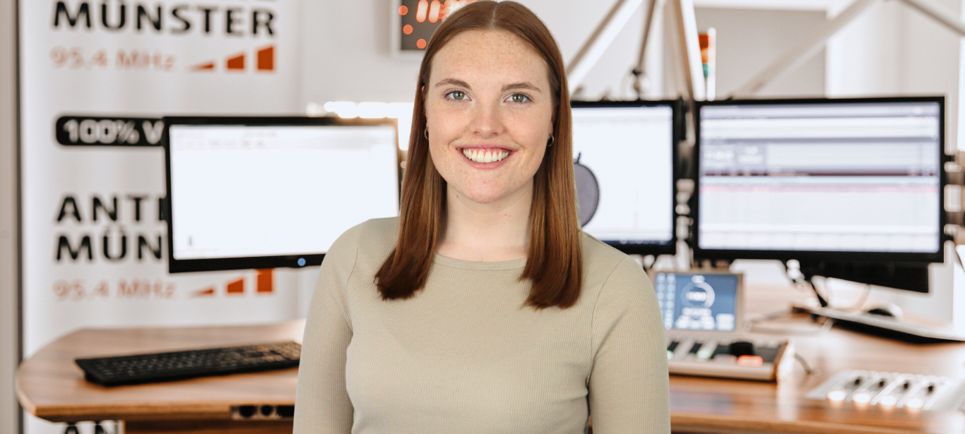 Malena Stöhler im ANTENNE MÜNSTER-Studio