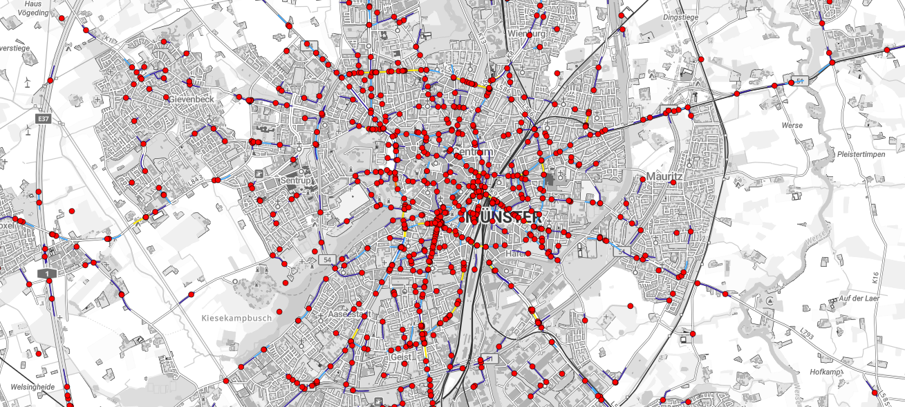 Viele Unfälle in der Innenstadt