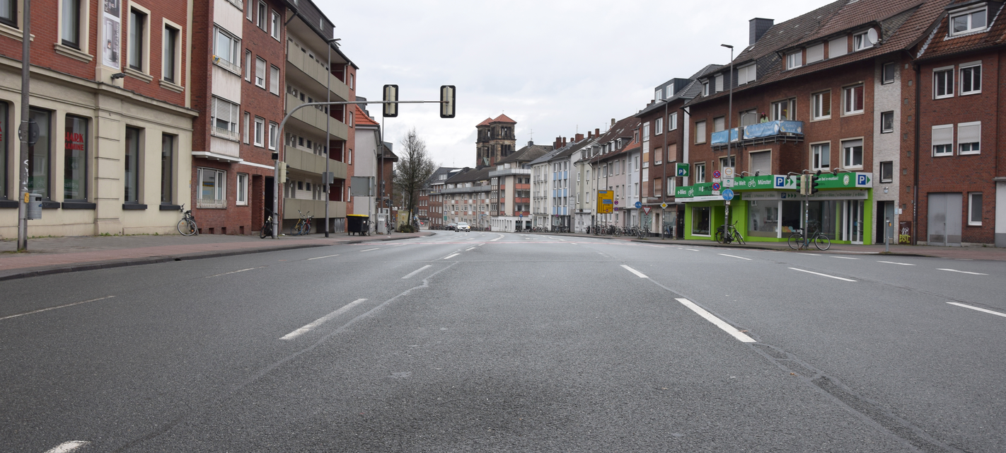 Großbaustelle Weseler Straße