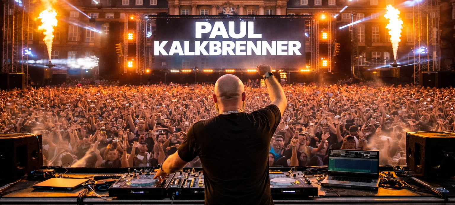 Paul Kalkbrenner kommt vors Schloss