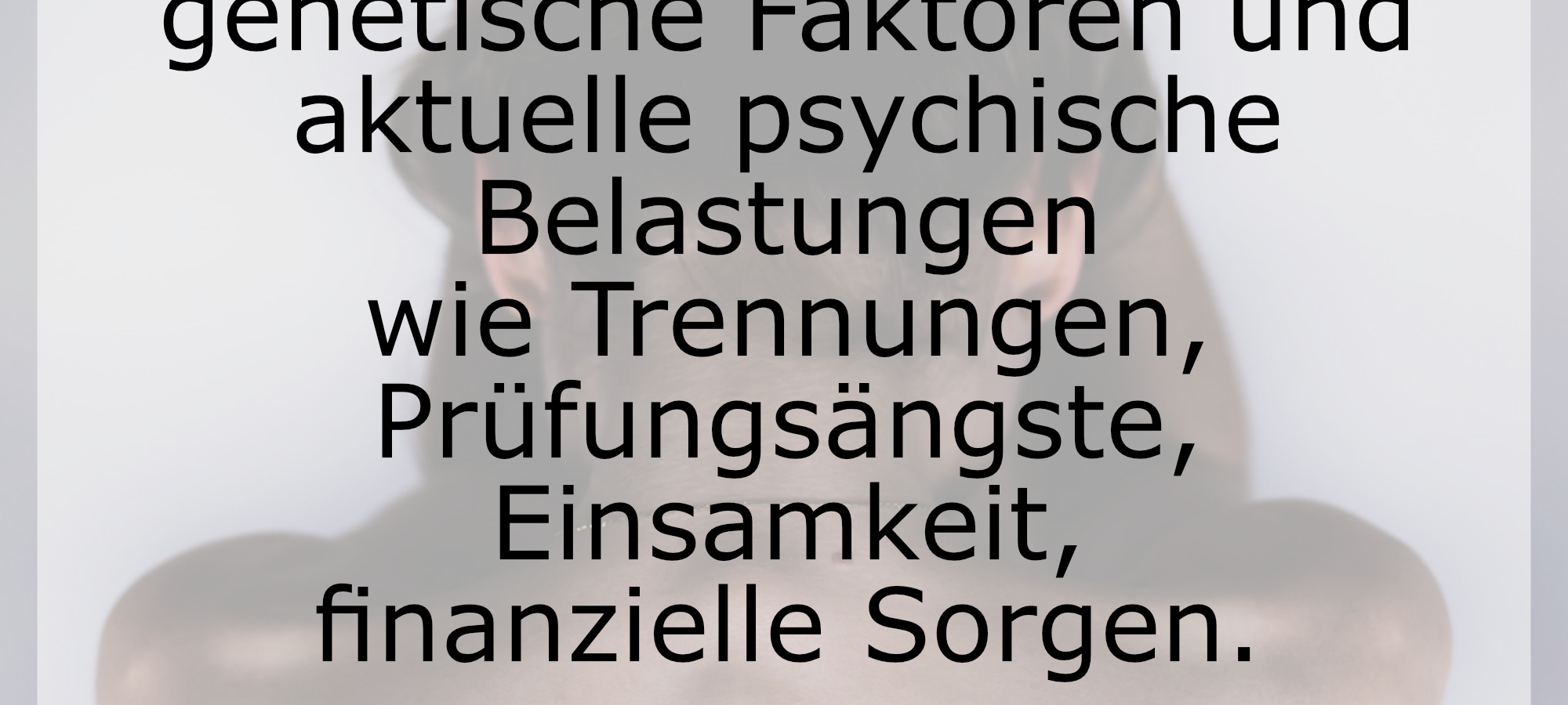 Der Kampf mit dem Kopf: Depression bei jungen Menschen