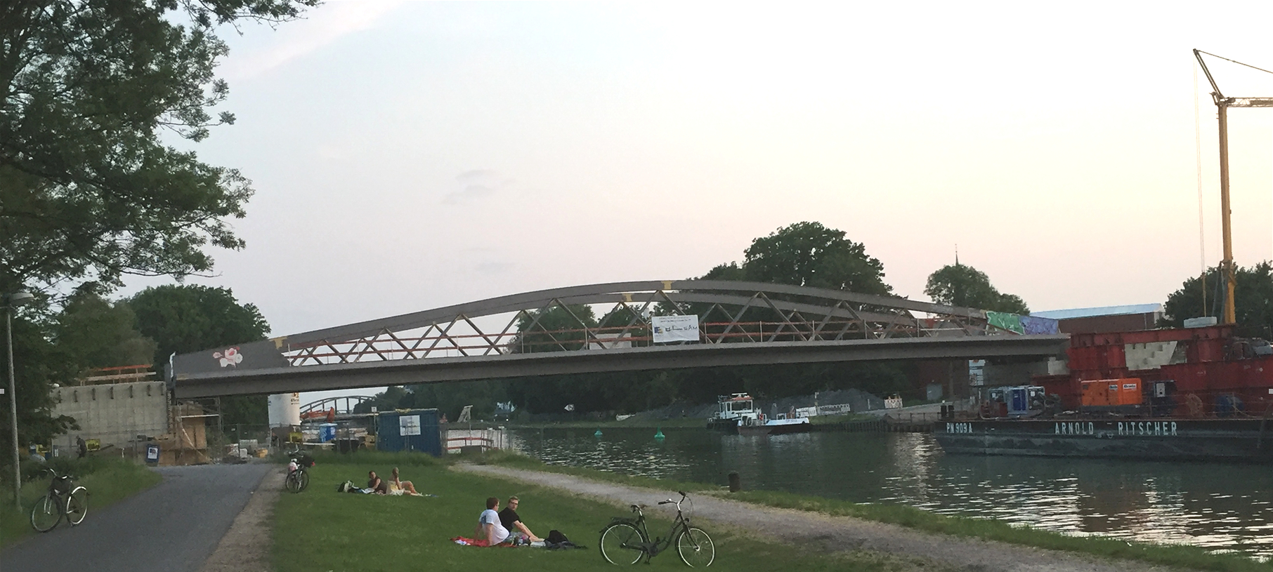 Laerer-Landweg-Brücke wird freigegeben