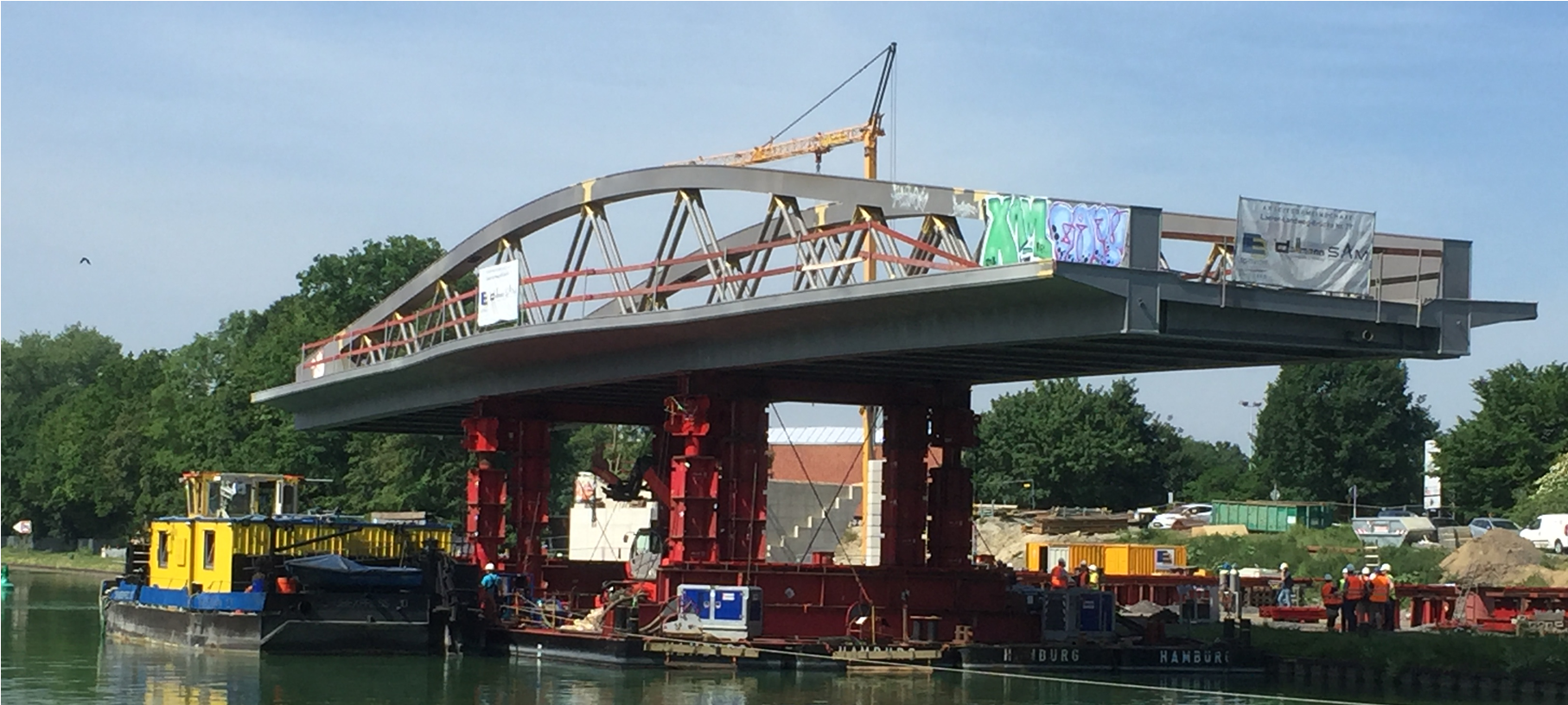 Laerer-Landweg-Brücke wird freigegeben