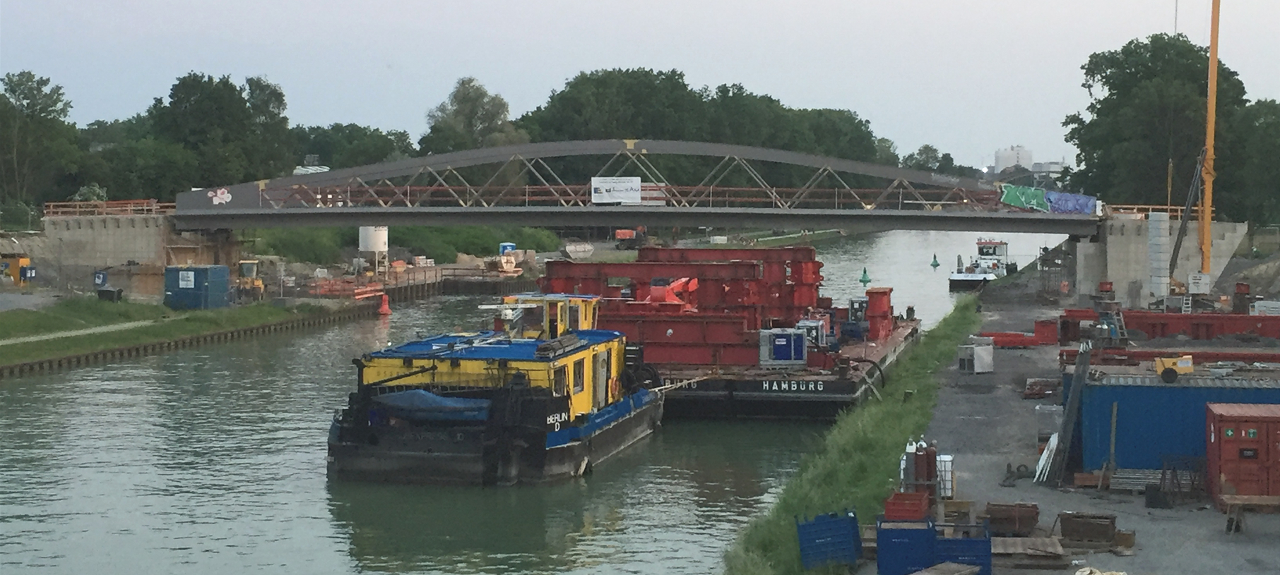 Laerer-Landweg-Brücke wird freigegeben