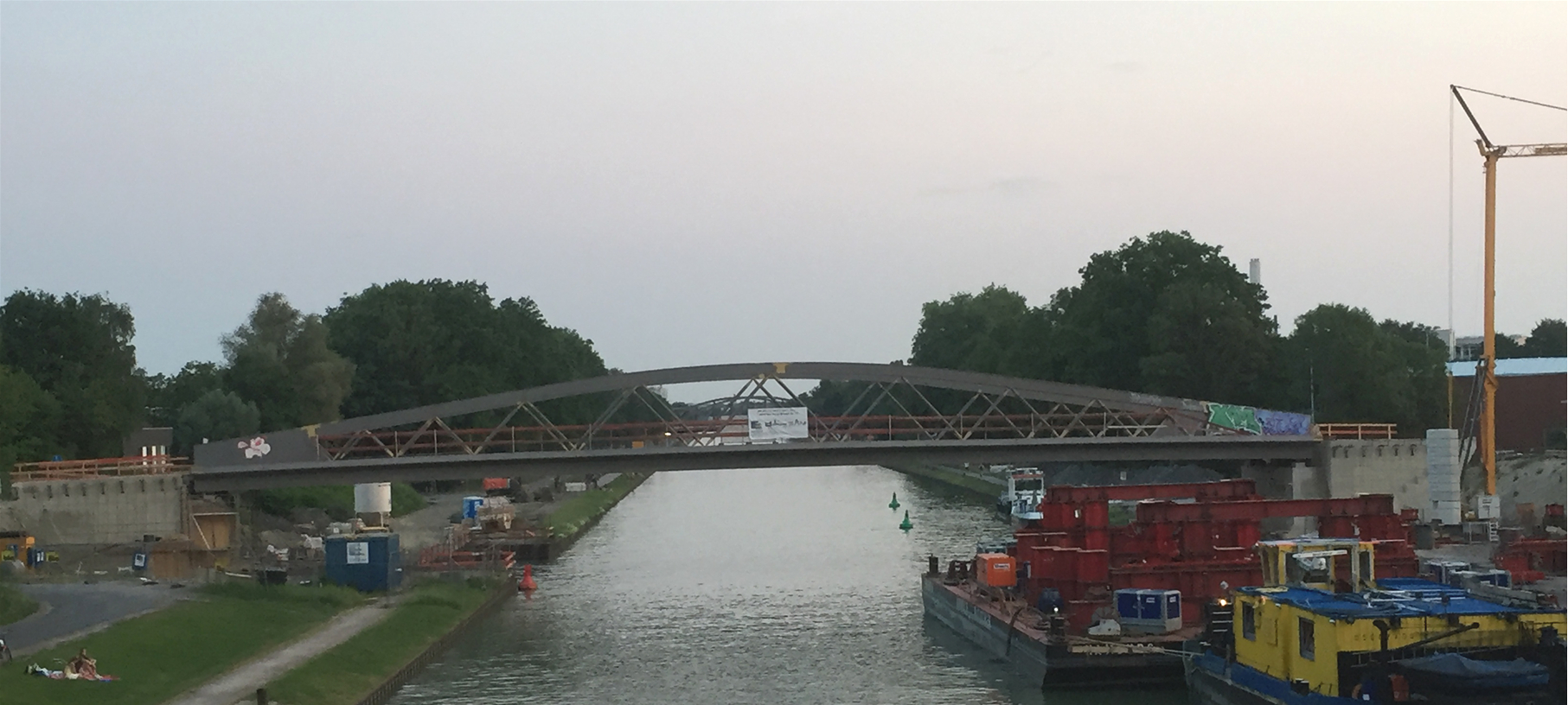 Laerer-Landweg-Brücke wird freigegeben