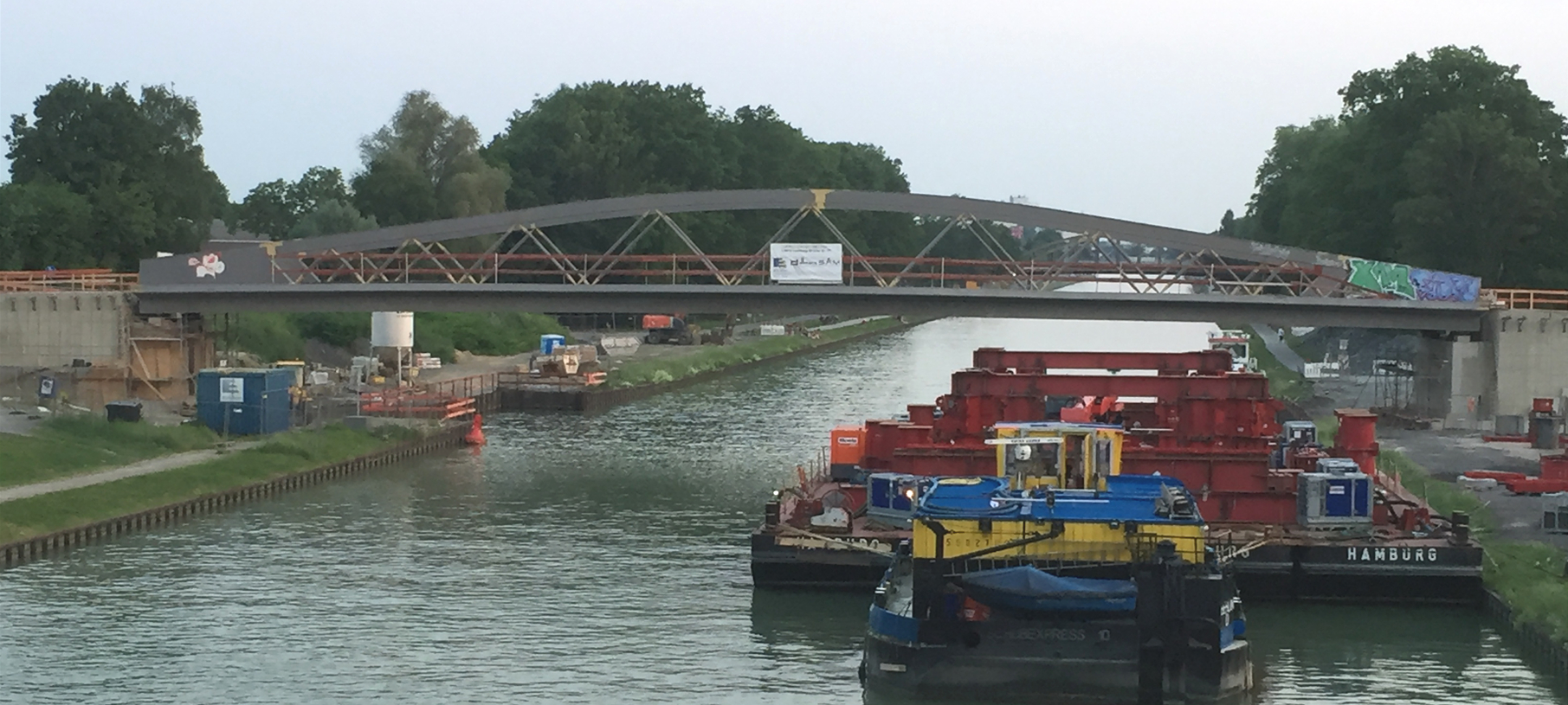 Laerer-Landweg-Brücke wird freigegeben