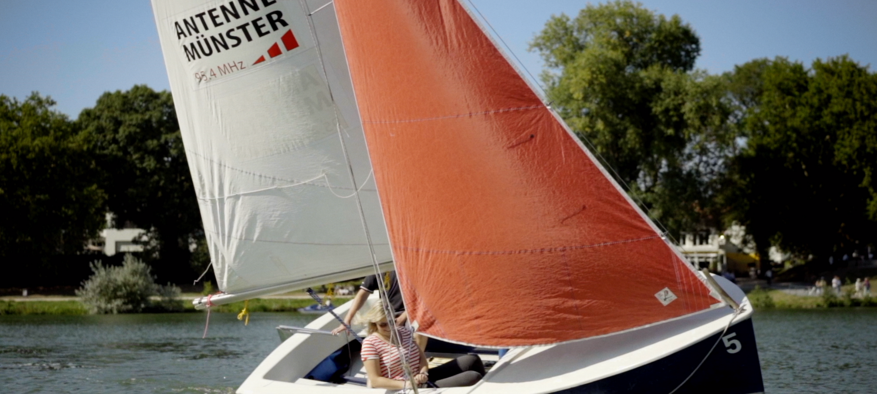 Der ANTENNE MÜNSTER-Segelsonntag auf dem Aasee