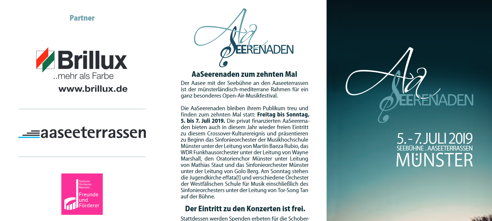 Tolles Spendenergebnis der AaSeerenaden