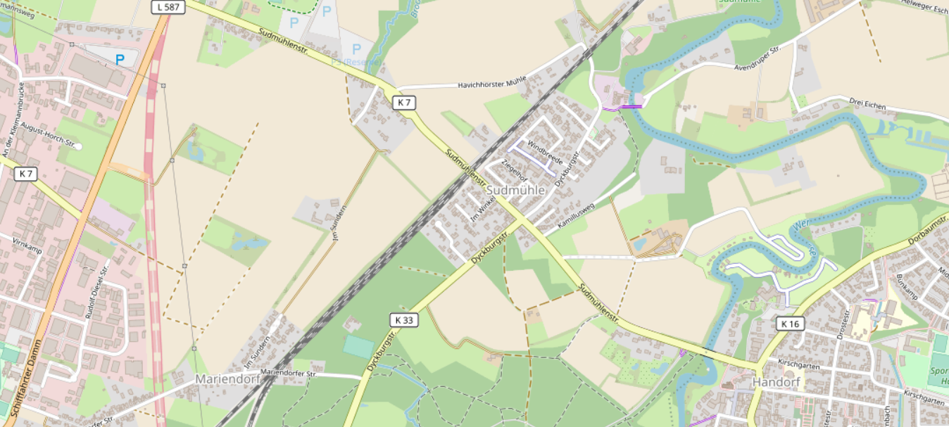Bahnübergang Sudmühlenstraße gesperrt