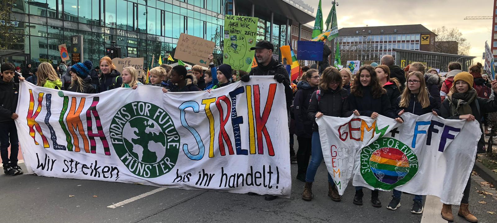 "Münster kann mehr" - Großdemo von Fridays For Future