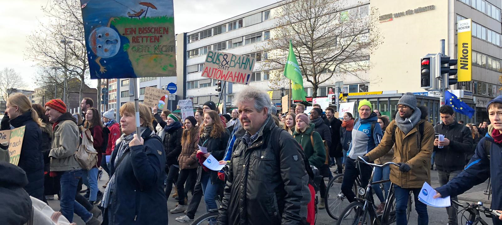 "Münster kann mehr" - Großdemo von Fridays For Future