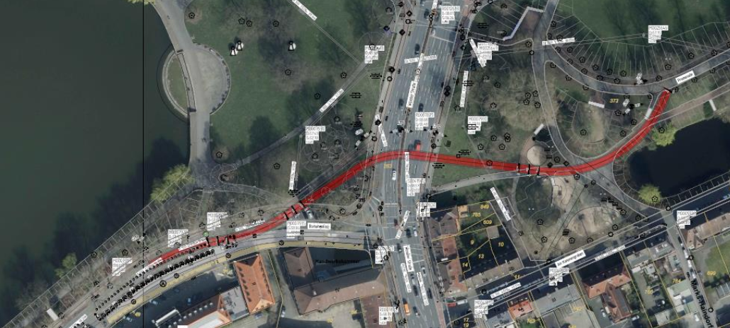 Neue Brücke für Radverkehr am Aasee