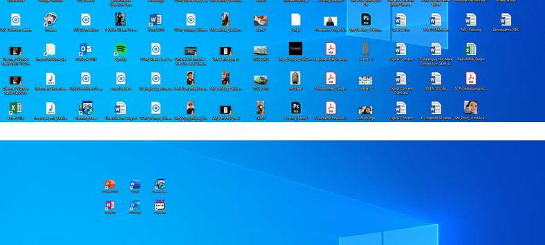 Desktop - digitale Messies